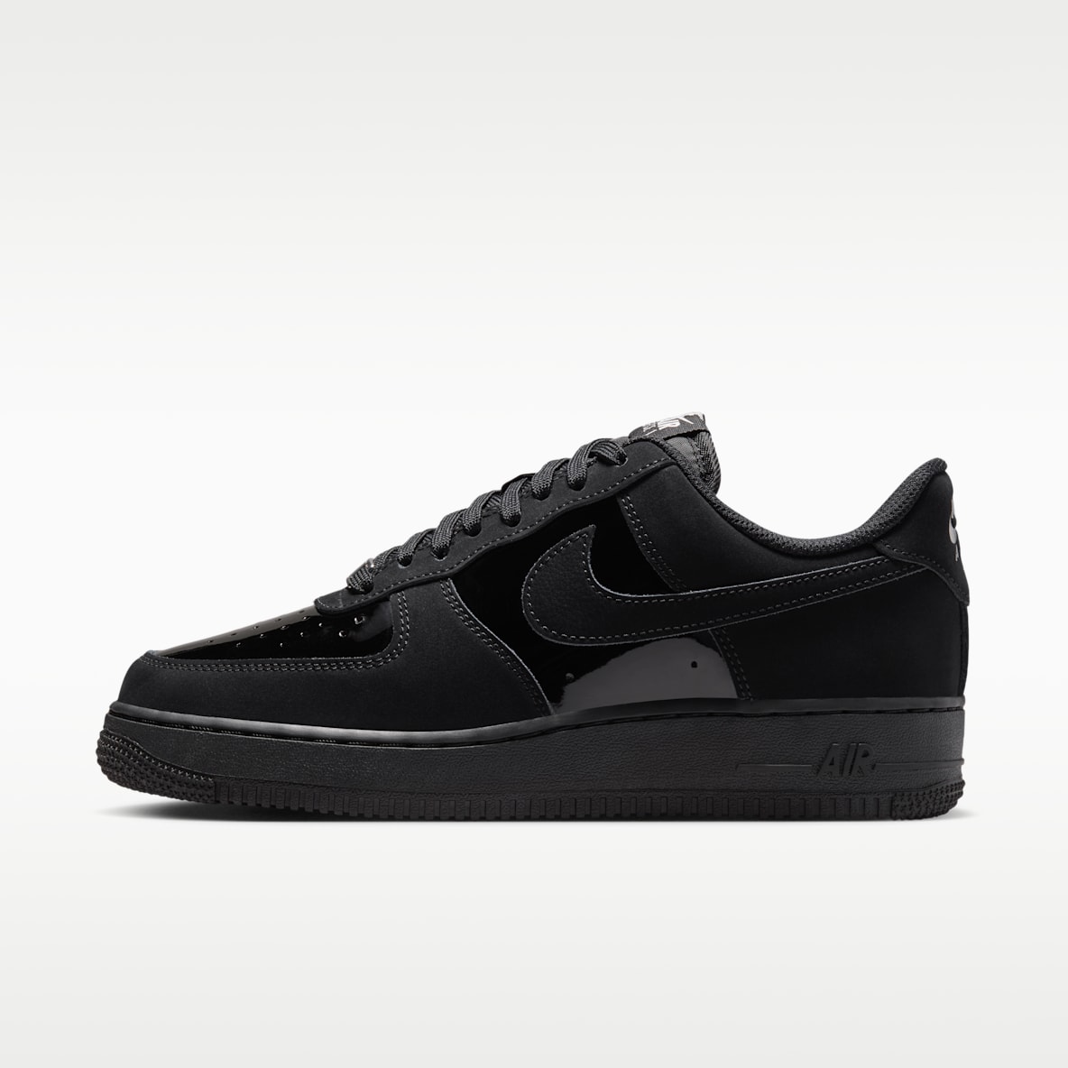 Womens Black Air Force 1 Low Top Shoes. Nike.com